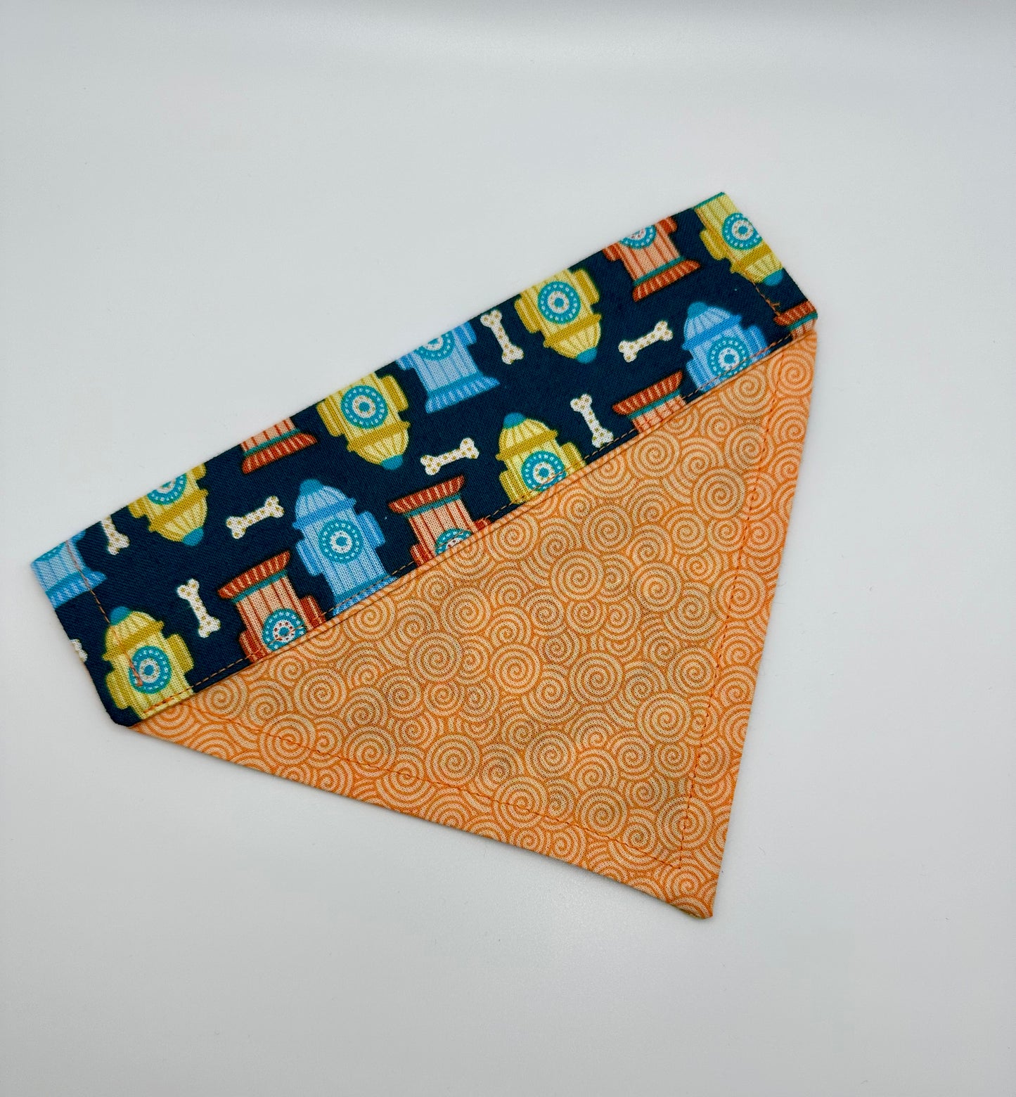 Fire Hydrant Over the Collar Slip on Dog Scarf