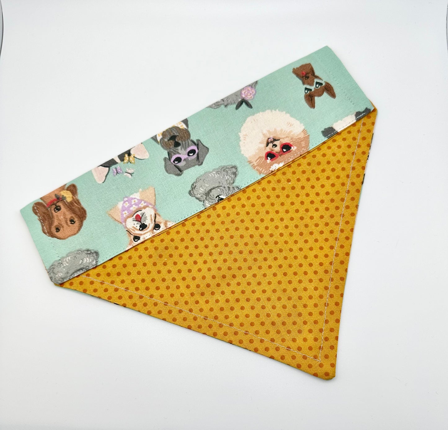 Cool Pups 2 Over the Collar Slip On Dog Scarf