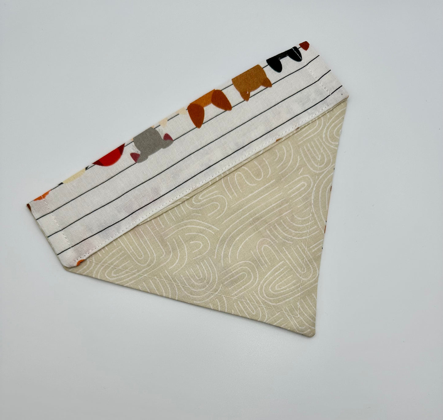 Doggie Line Up Over the Collar Slip on Dog Scarf
