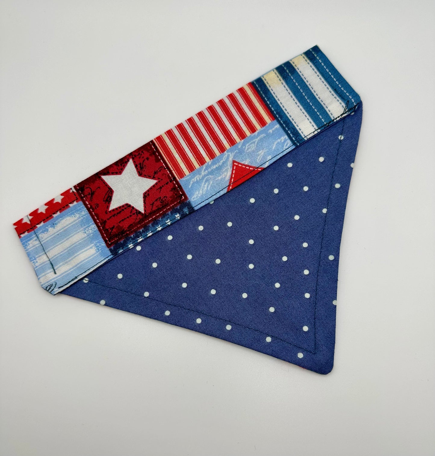 Stars and Hearts Over the Collar Slip on Dog Scarf