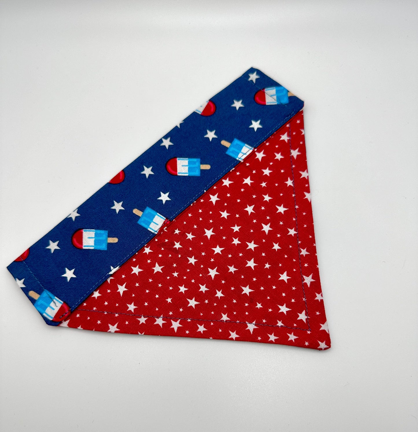 Patriotic Pup Sickle Over the Collar Slip On Dog Scarf